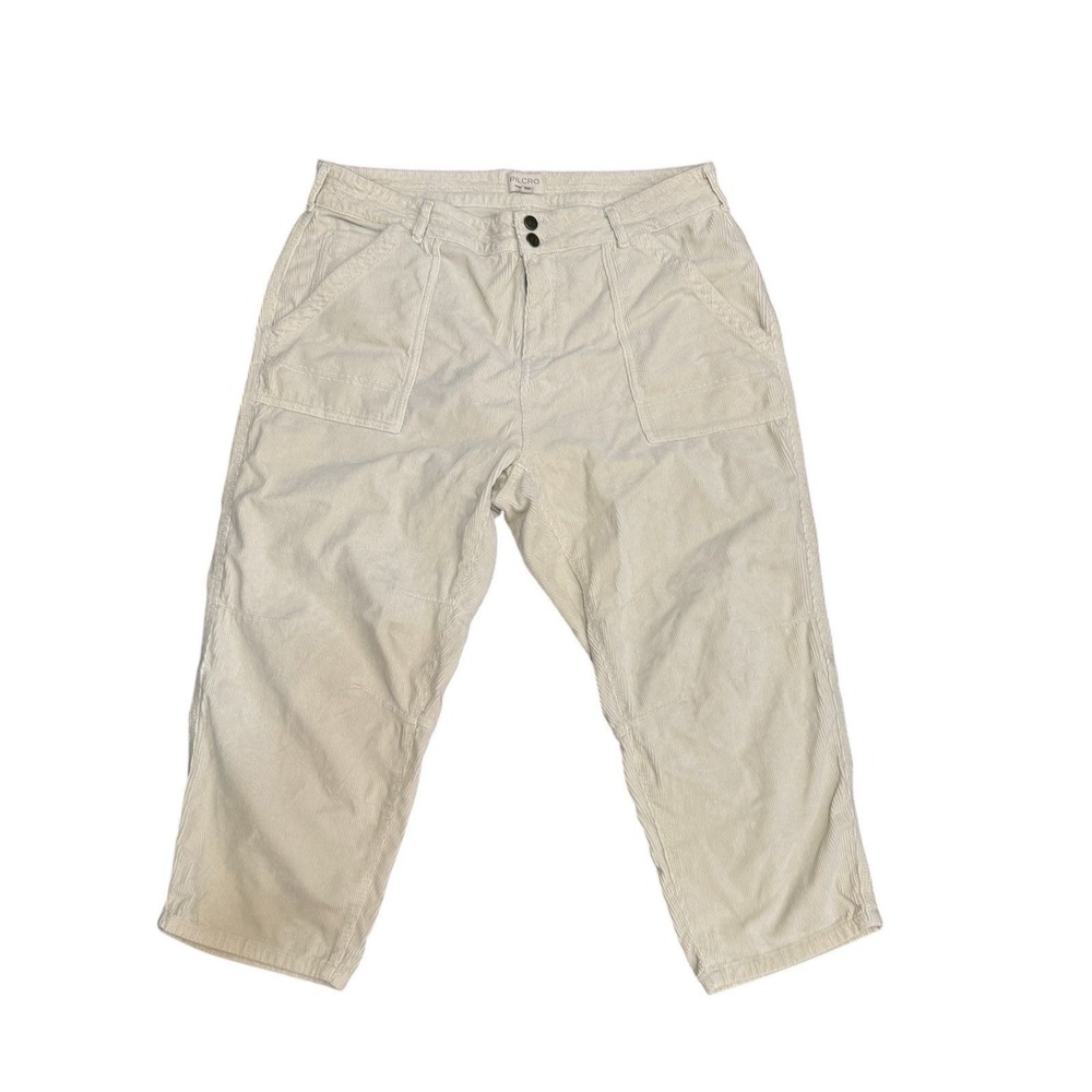 Pilcro Women's The Wanderer Relaxed Leg Cropped Corduroy Pants Sz 18W NWT